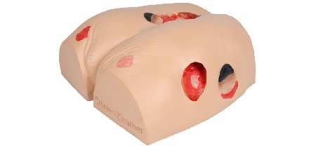 Simulatore per medicazione delle piaghe da decubito